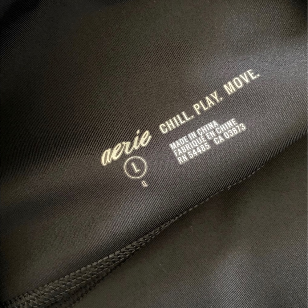 Aerie move lasercut high wasited cropped L - Picture 6 of 9